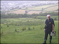 John Howell at the end of Okehampton walk
