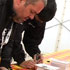In the Signing Tent
