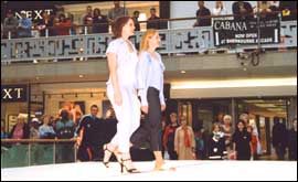 Catwalk models at the Lifestyle event 2002 