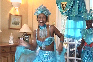 Louisa is a big fan of the Reading Carnival. This year Louisa will be helping to make many of the costumes for the dancers.