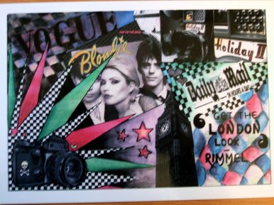 Art/media postcard design