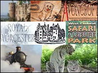 Attractions montage