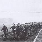 The girls marching back after maintenance. Bromley, Kent 1944.