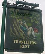 Travellers Rest sign