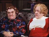 Les Dawson and Roy Barraclough as Cissy and Ada