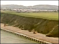 Undulating landscape of the north Norfolk coast