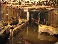 underground tunnels