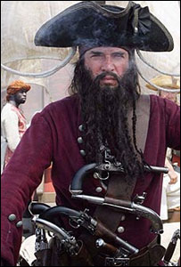 James Purefoy as Blackbeard in the BBC drama
