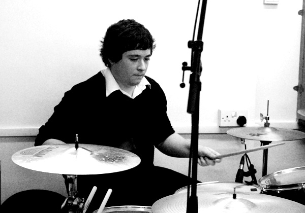The band's drummer.