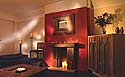 The fireplace