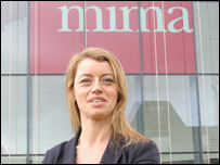 Kate outside MIMA