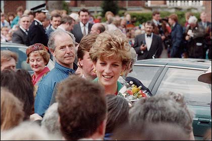 Princess Diana in Alfreton