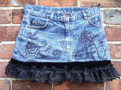 Denim Drawing