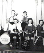 Ceili band on stage