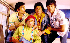 The four close friends in Dhamaal
