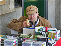 Michael "Sherlock" Chequer at the Swap Station