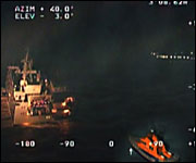 Torbay lifeboat at sea with the Ice Prince