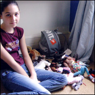 Tilly's blue room