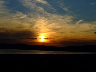 sunset in northern ireland