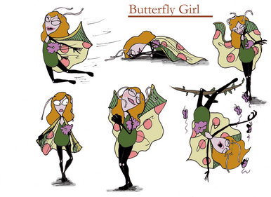 Butterfly girl