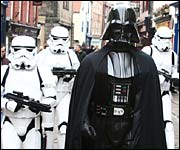 Darth Vader and Stormtroopers