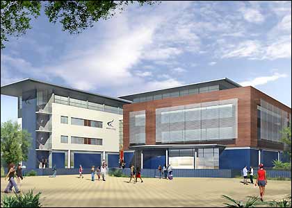 Artist's impression of the Joseph Wright Centre