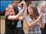 Salsa workshop at the Evesham Water Festival - part of BBC H&W's Summer of Salsa world record attempt on Sunday 19 July 2009.