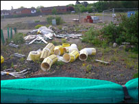 The Persimmon development site on the outskirts of Shrewsbury