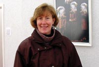 Y bardd Gwyneth Lewis 