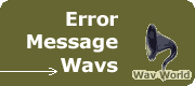 error message wavs