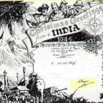 Christmas 1945, Greetings received from India by the Yorkshire Observer from Charles Hague