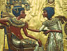 Panel from the back of the golden throne