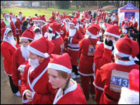 Santas (by Mark  Ward)