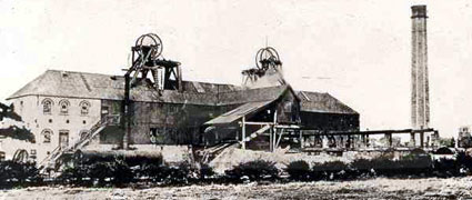 Buckley Mountain Colliery - you can still see old chimneys and sites of tramlines along the walk