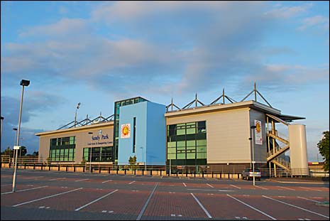 Sandy Park - the home of Exeter Chiefs
