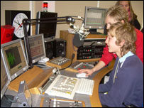 In the studio