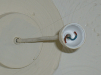 Defective light fixture