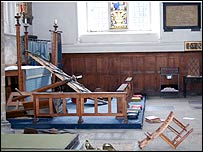 St. Margaret's Leicester - vandalism