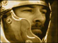 Roman soldier in armour
