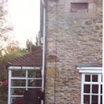 Half uncovered, the cottage's 1940 "loophole", (top of picture).