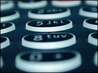 Mobile phone key pad