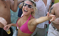 Girl on holiday