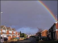 A rainbow over Walsall