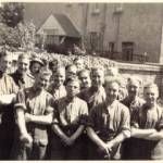 A group of the Bows and Bells lads. Johnny (front row, second from right), Harry (second row, third from right)