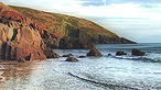 Freshwater East beach by Tracey Cole