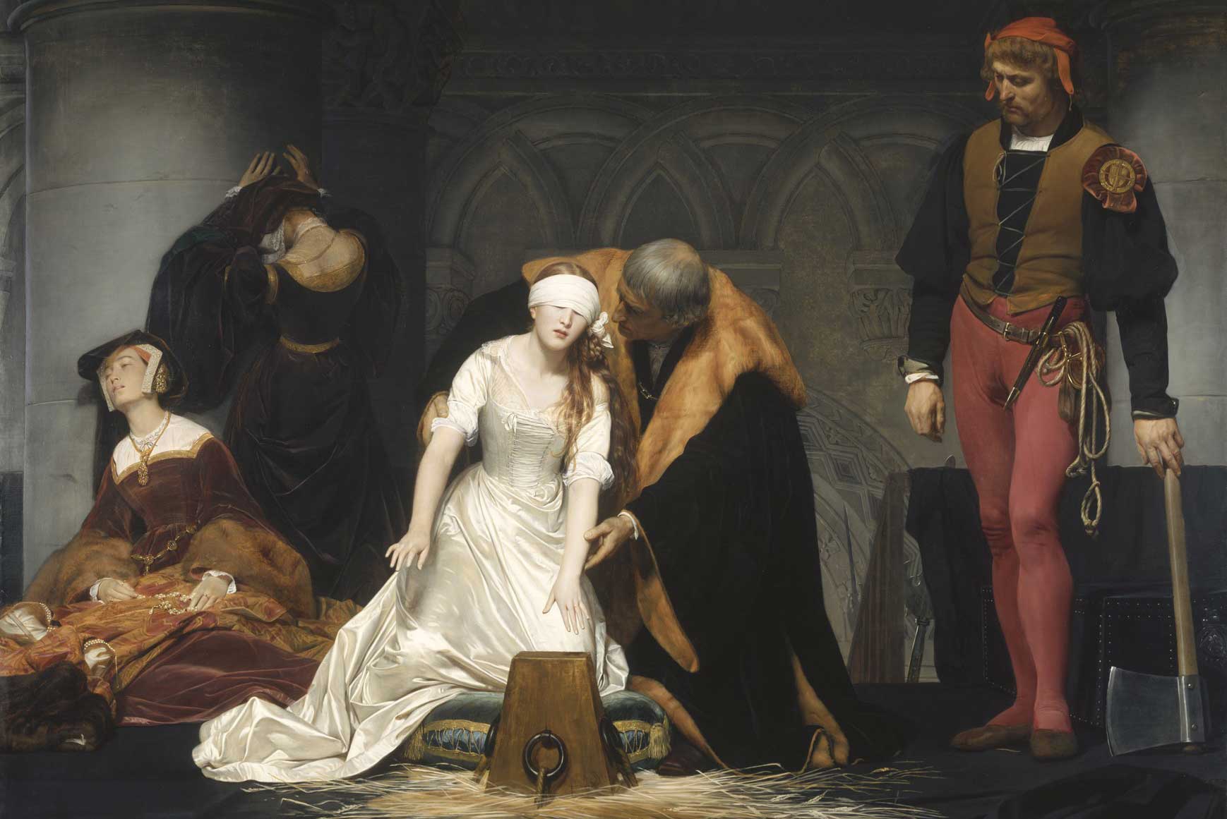 Paul Delaroche, The Execution of Lady Jane Grey 1833 © The National Gallery, London