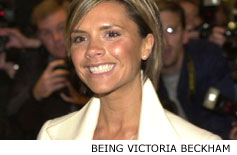 Mrs Victoria Beckham, nee Adams.