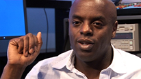 radio dj trevor nelson being interviewed
