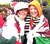 Lowri Johnston a Catrin Rees yn Murrayfield, Caeredin