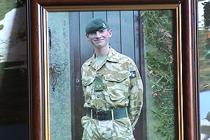 Dani's son is a soldier and has been home on leave from Basra, she has just said goodbye to him at the airport.